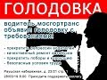 Голодовка водителя автобуса Юрия Елизарова (полная версия) #нельзятерпеть