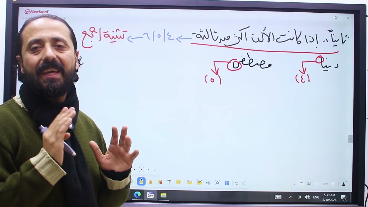 شرح وتدريبات درس الأسم المقصور