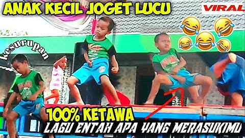 Heboh! anak kecil joget lucu ||entah apa yang merasukimu
