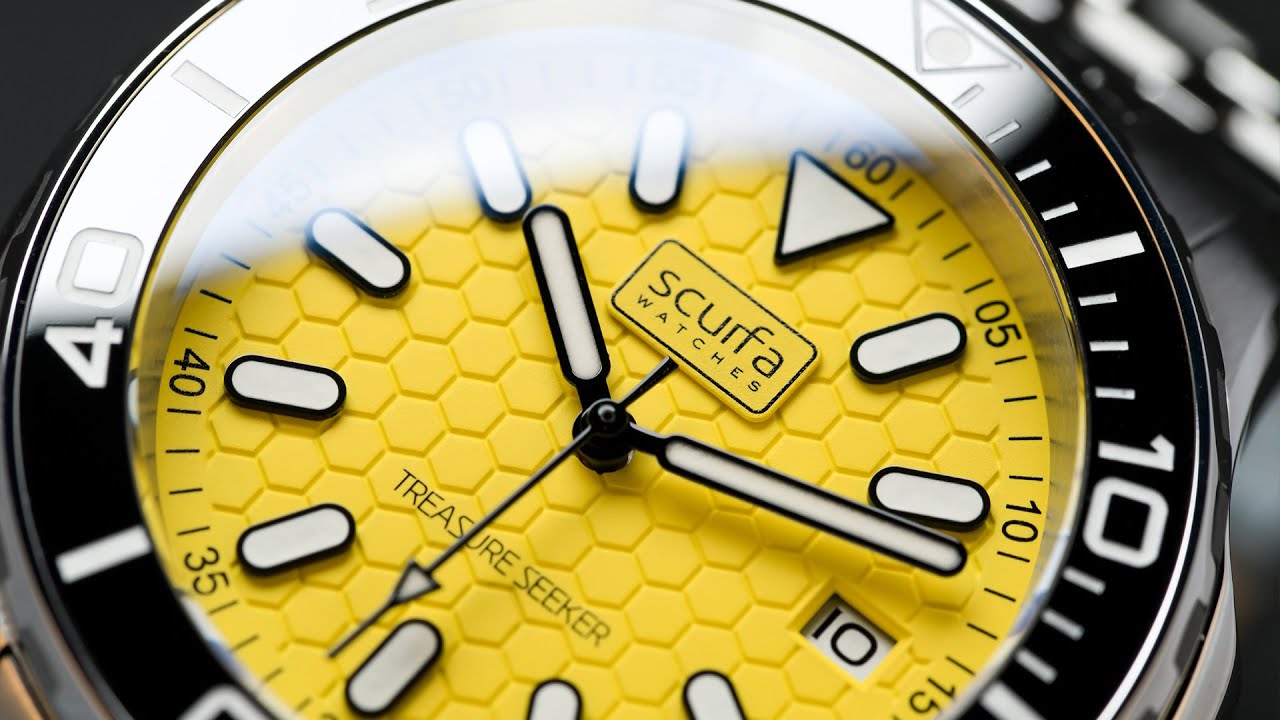 Treasure Seeker Yellow Dial | Scurfa Watches
