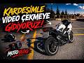 KARDEŞİMLE VİDEO ÇEKMEYE GİDİYORUZ ! | MOTOVLOG #rks #r250 #motovlog