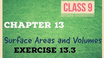 surface area of a right circular cone, Exercise 13.3 , Chapter 13 , class 9