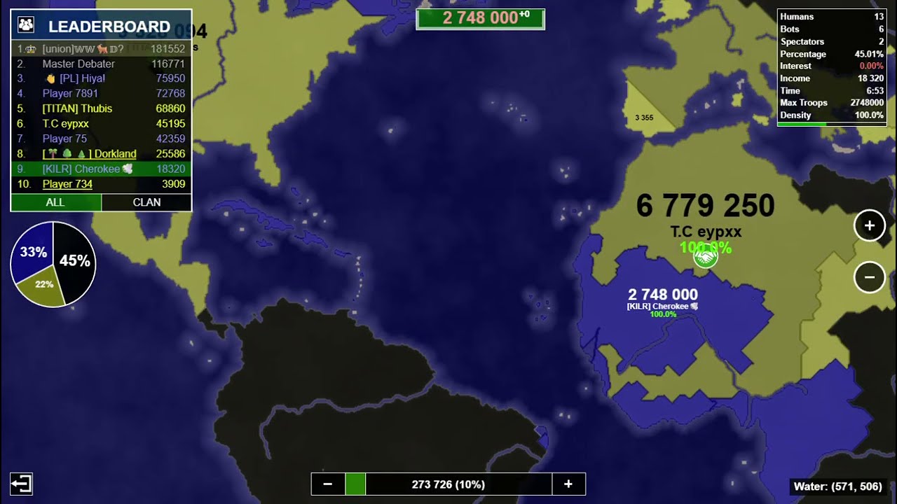 Can We Conquer The World 2 Map? (3 Teams)  - Territorial.io #territorialio