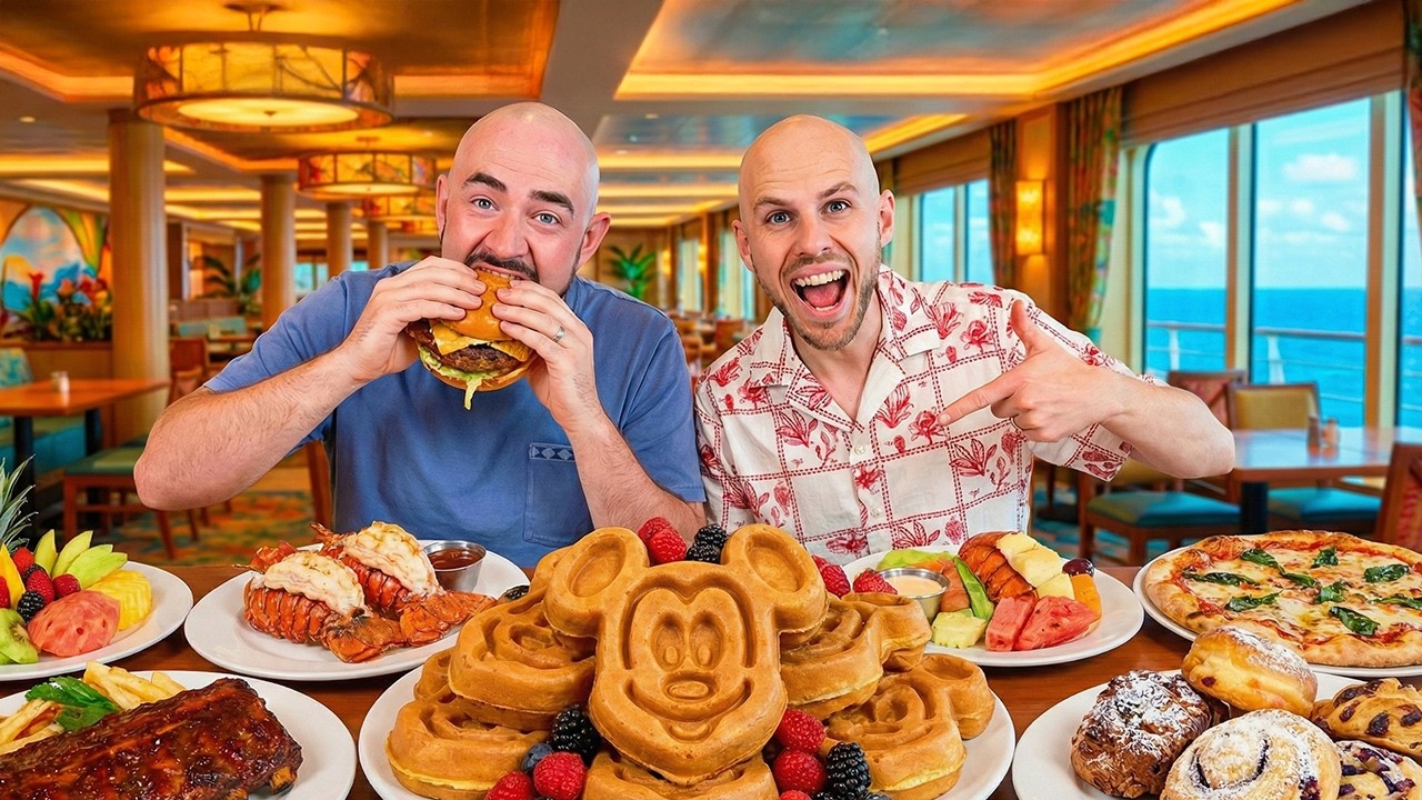 Trying All The Cruise Food On Disney's Brand New Ship