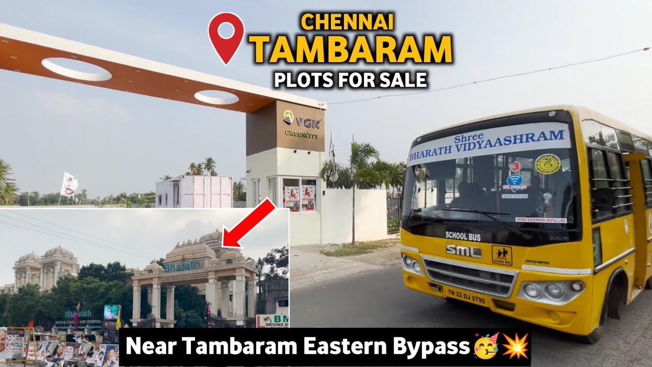 🥳CMDA & RERA Approved Land for sale in Tambaram Chennai near Tambaram