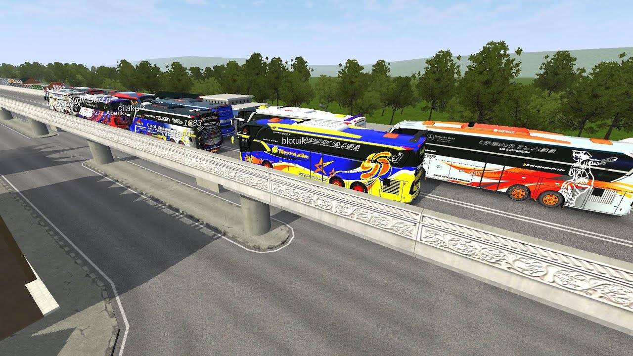 Tronton bussid v361 race sebelum saur bersama @Cilaka1212 @PAnggilsaJA_BANSAIK 