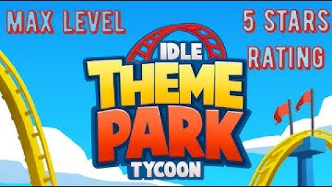 Idle Theme Park Tycoon Aqua Park Max Level Max Out 5 Star Rating Gameplay Android, iOS