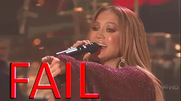 Jennifer Lopez - Epic Vocal Fails & Lip Sync "High Notes" Live
