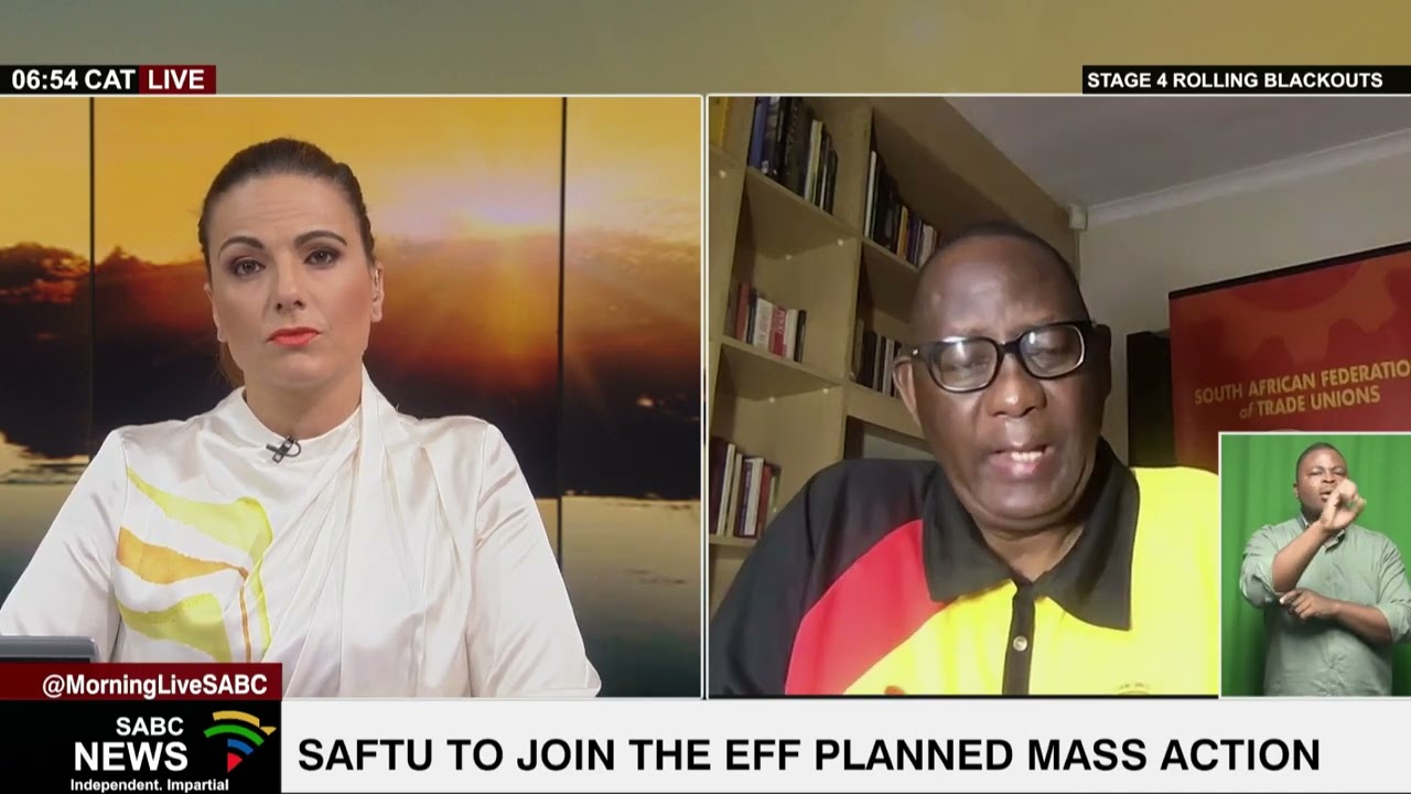 ⁣SAFTU to join the EFF planned mass action