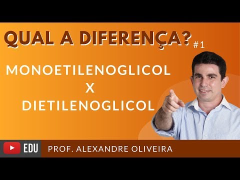 Vídeo: Diferença Entre Etilenoglicol E Dietilenoglicol