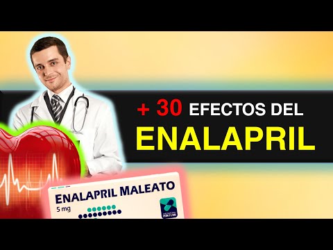 Vídeo: Enalapril - Instrucciones De Uso, Indicaciones, Revisiones