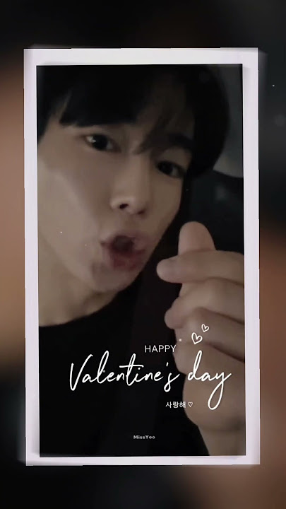 Happy Valentine's Day Sanghyuk...I miss you 🥺 사랑해 💛 #기다릴께_상혁이 #DAWON #SANGHYUK #상혁이 #다원 #SF9