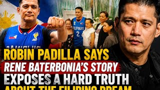 Robin Padilla Says Rene Baterbonia’s Story Exposes a Hard Truth About the Filipino Dream