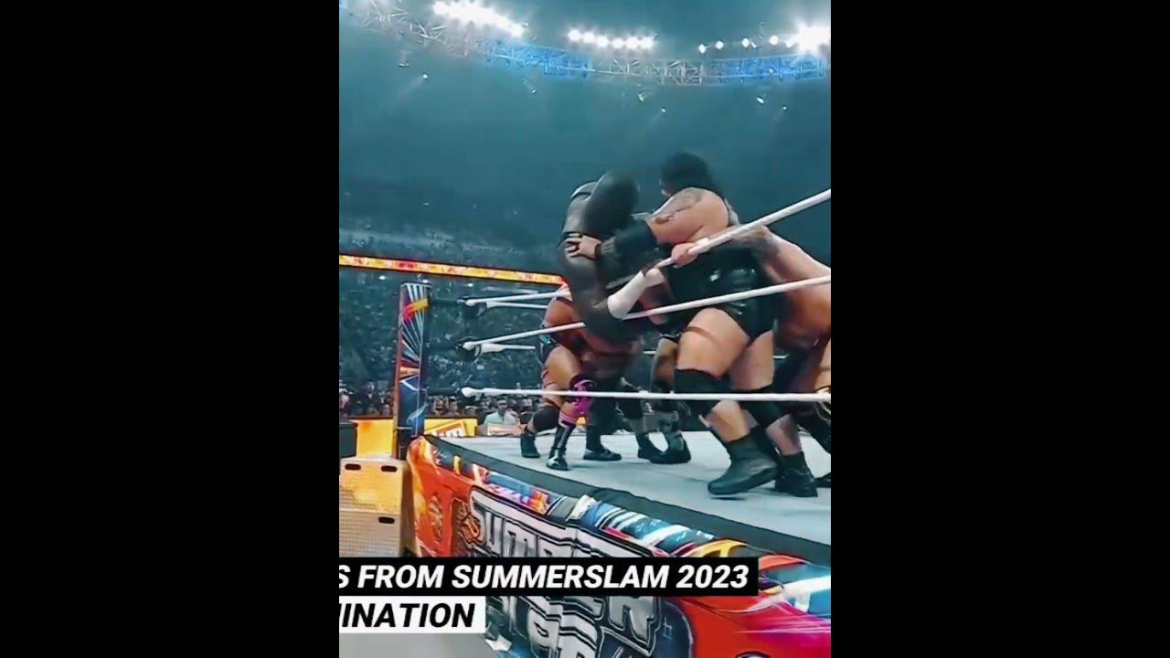 Battle Royale summerslam All star Eliminate Omos🏋️‍♂️ YouTube