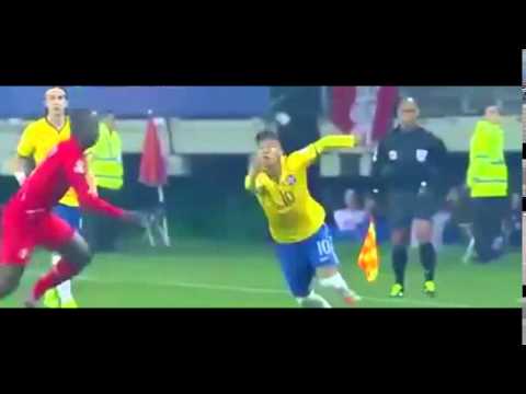 Neymar Amazing Sombrero Skill Vs Peru Copa America  2015 HD