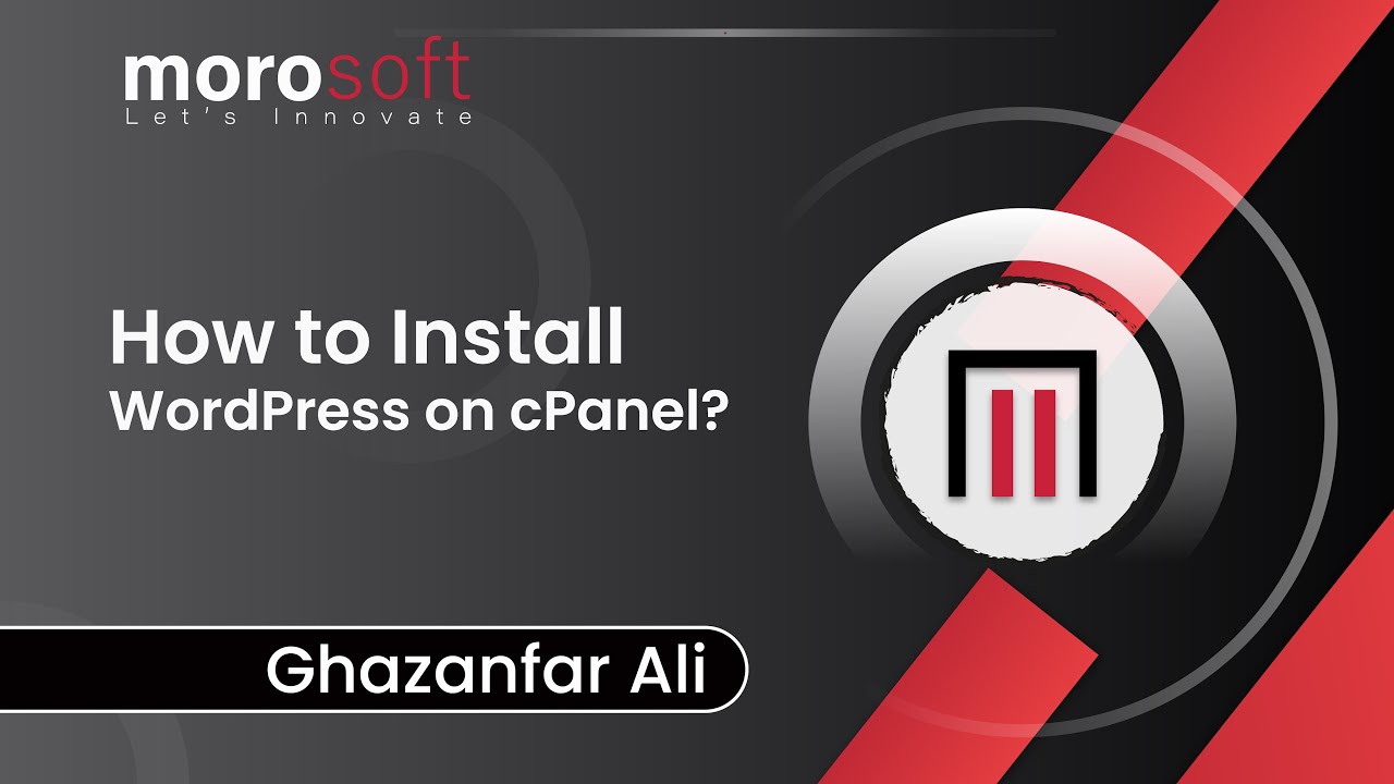 How to Install WordPress on cPanel - YouTube