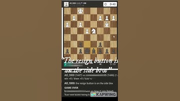 This is why you NEVER resign in chess