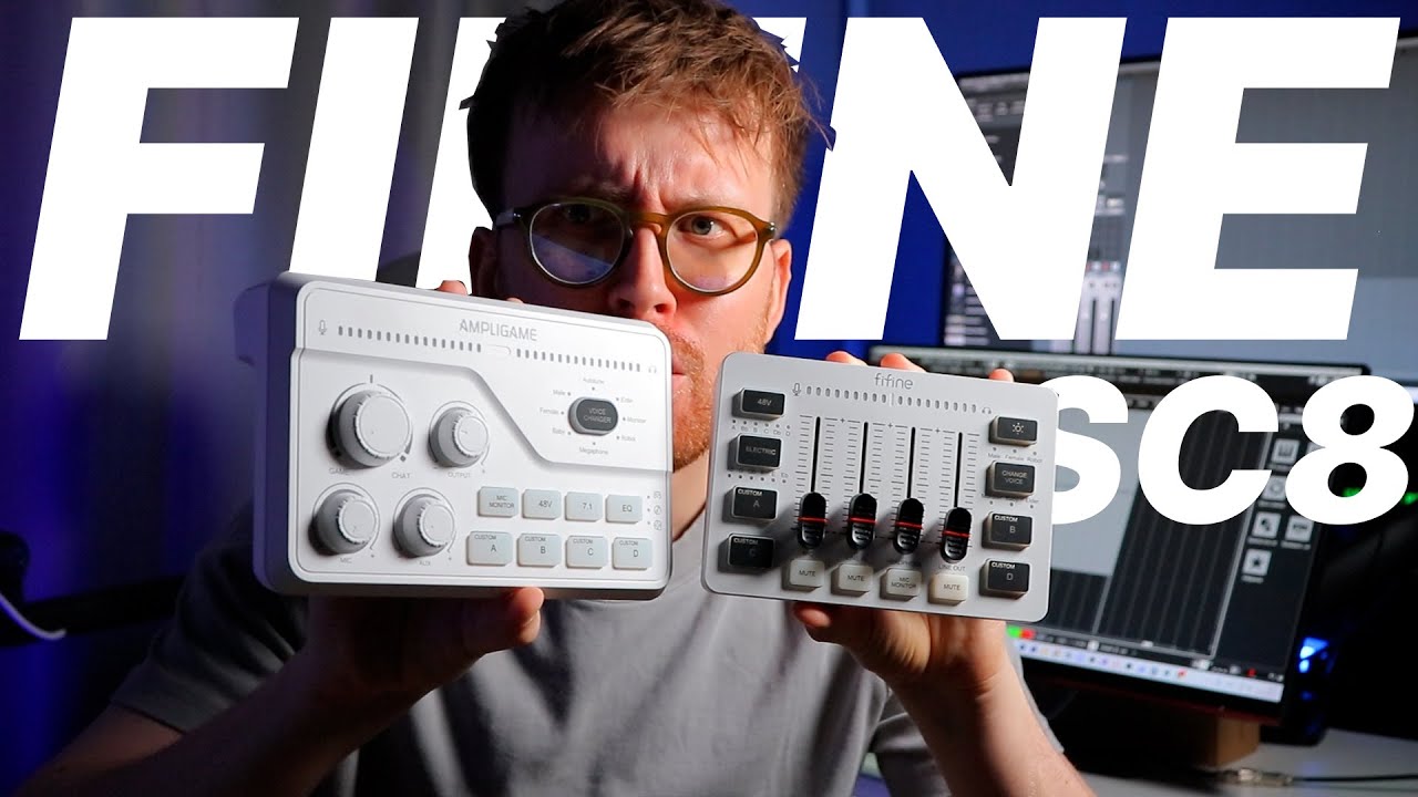 FIFINE SC8   ЛУЧШАЯ звуковая карта для СТРИМЕРА??? Обзор и тест