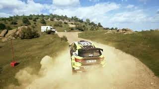 EA WRC - Rally Italia Sardegna with the Oliver Solberg Skoda Fabia RS Rally2 - 3rd person