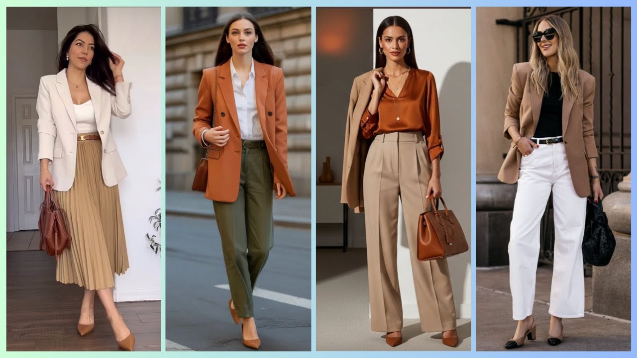 Почему в 2025 году все будут носить верблюжий цвет в офисе | рабочая одежда | рабочие костюмы | о...