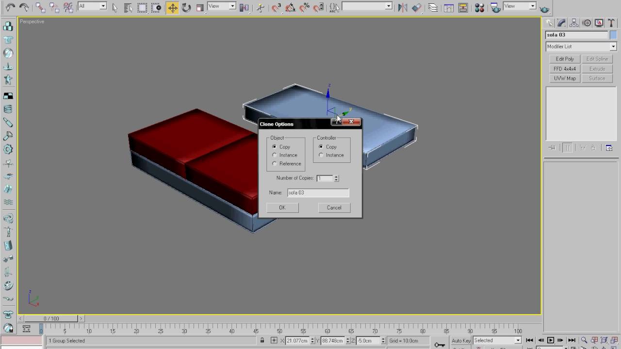 Cara Membuat Sofa Dengan 3Ds Max YouTube