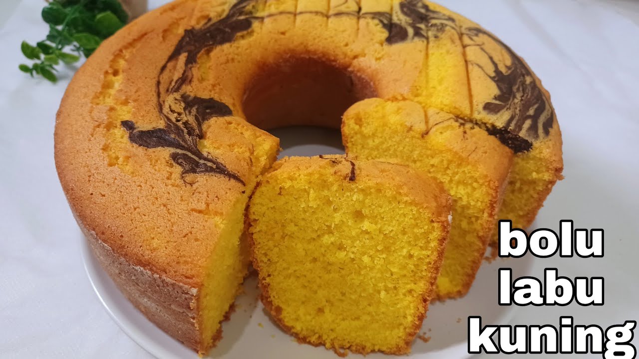 bolu labu kuning panggang 4 telur  super lembut || oven tangkring
