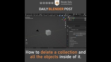 How to delete a collection and all the objects inside of it in Blender
