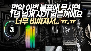 SSD, HDD, RAM 이번 블프에 무리해서 구입해야 하는 이유! 가격 폭등중