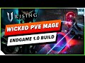 V rising 10 wicked endgame pve mage build  insane dmg crits  lifesteal