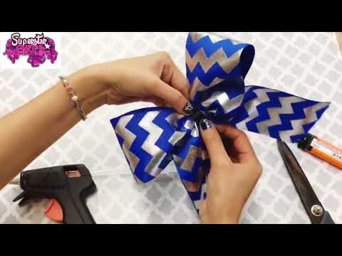 How to make cheer bow EASILY