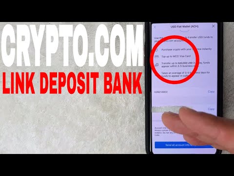 ✅ How To Link Deposit Bank Account To Crypto.com ?