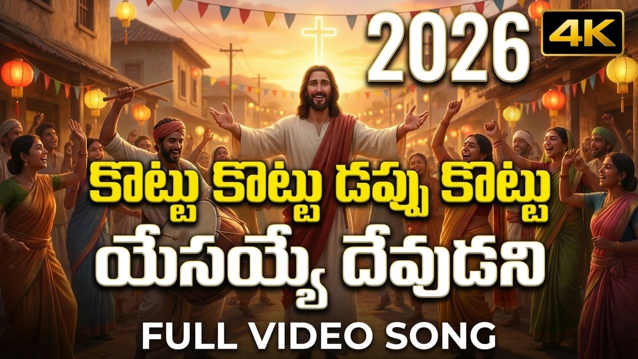 Kottu Kottu Dappu Kottu | New Telugu Jesus Song | Grace Melodies Christian Worship