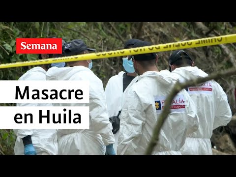 Masacre en Huila: cuerpos de policías asesinados ya están en Medicina Legal