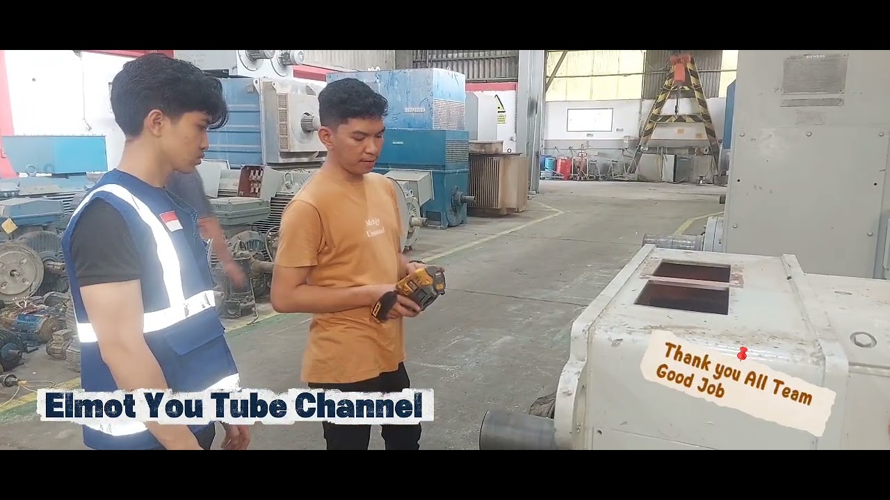 NOLOAD TEST ELECTRO MOTOR DC DAYA 1250 KW SIEMENS - YouTube
