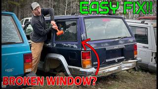 Jeep XJ Quarter Glass Swap Made Simple - No Glue or Tools
