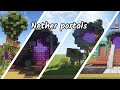 Minecraft ideas: Portal Perfection 4 Otherworldly Designs