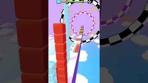 Cube Surfer Android and IOS Gaming Videos walkthrough #shorts