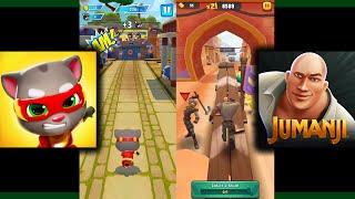 Talking Tom Hero Dash Vs Jumanji   Epic Run screenshot 5