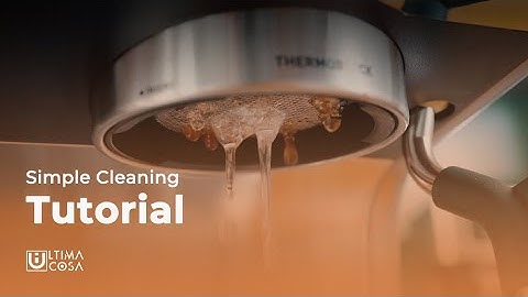 Ultima Cosa Espresso Machine Tutorial Video 06 - Simple Cleaning Tips for Perfect Espresso
