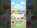 Air Is All Around Us | Learn About Air for Kids #shorts #viral #education