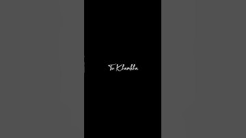 Tuhi meri awargi✨️ | blackscreen | #shorts #love #viral #fypシ #status