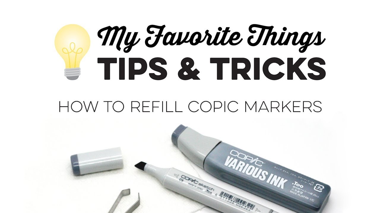 Featured image of post Copic Markers Refill : You can refill one without any special tools by.