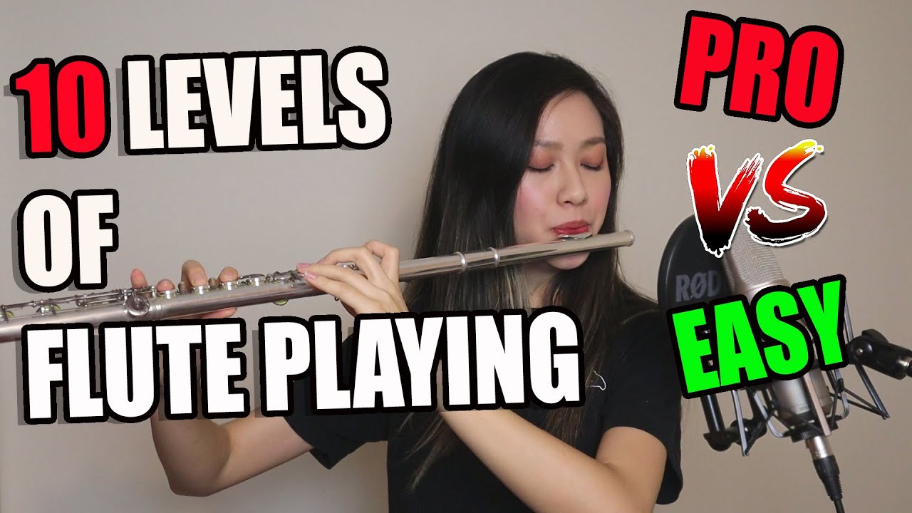 10 LEVELS OF FLUTE PLAYING (Noob VS Pro) YouTube