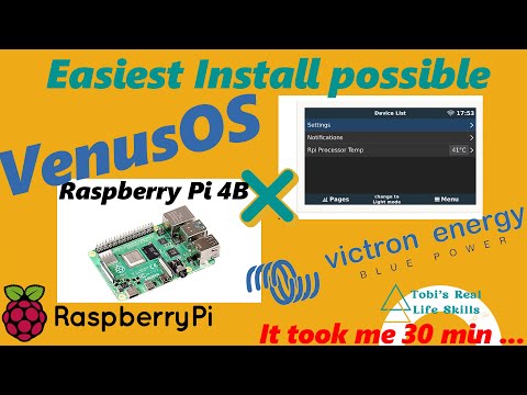 Victron VenusOS | Easiest Install possible | Raspberry Pi 4B | NO Cerbo GX or Venus GX