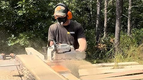Chainsaw Milling in Real Time with my Stihl MS 661 and Logosol F2+!