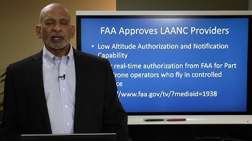 FAA LAANC (Low Altitude Authorization and Notification Capability) recent press release