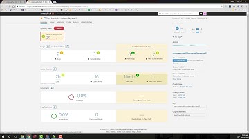 Automate Code Quality Course: 06.3 First Look at the SonarQube Dashboard