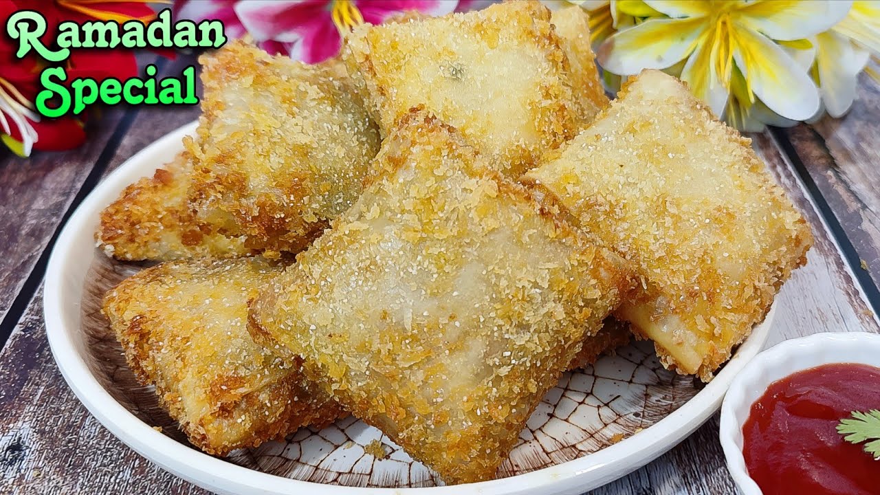 Chicken Pockets Recipe | Crispy Cheesy Chicken Pockets | Ramazan Special Recipe | Ruksana Cook