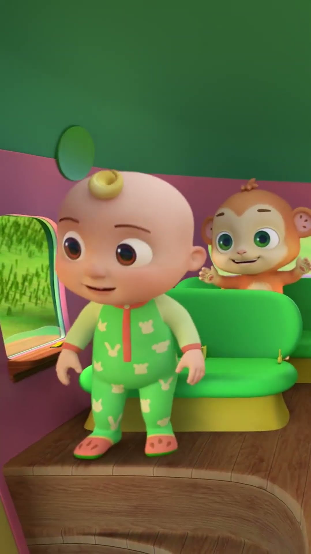 The Bus is HERE! ? #CoComelon #AnimalTime #shorts