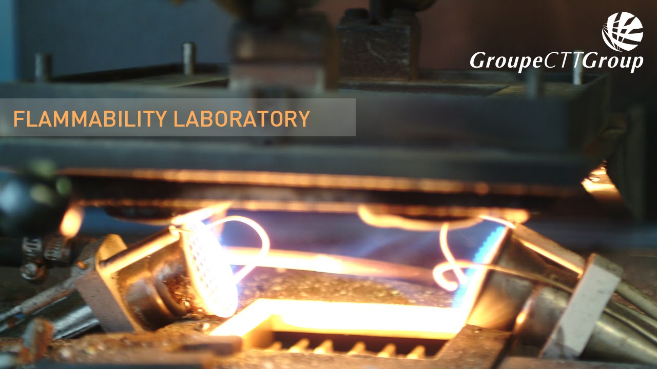 CTT Group Flammability Laboratory - YouTube